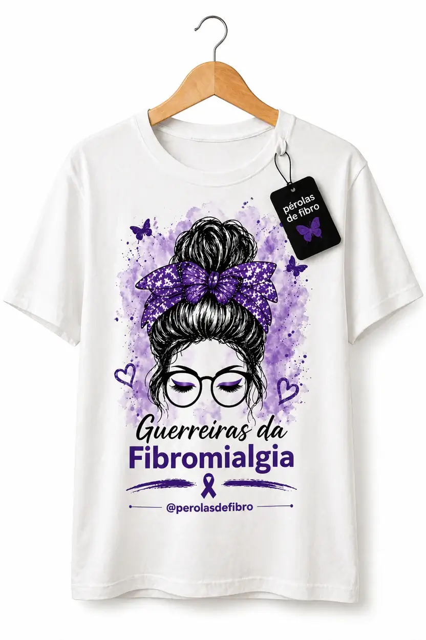 Camiseta Guerreiras da Fibromialgia